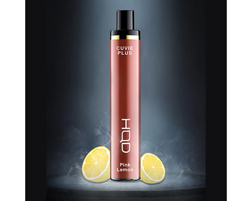 Испаритель электронный CUVIE PLUS PINK LEMON (2% 1200 затяжек) розовый лимонад HQD (MR) (скидка10 процентов)