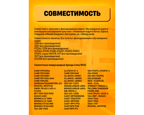 Пульт для ворот шлагбаума Apollo DH (Аналог Doorhan)