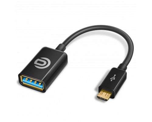 Адаптер OTG OTG1 MicroUSB — USB черный DREAM