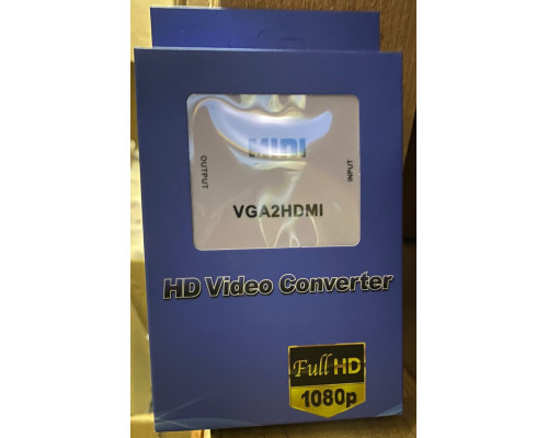 Конвертер из VGA в HDMI (VGA2HDMI) H12 WHITE