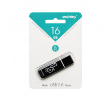 16GB USB GLOSSY (SB16GBGS-K) черный SMARTBUY