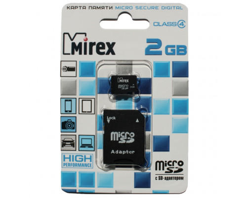 2GB microSD Class4 (13613-ADTMS-02) MIREX