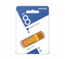8GB USB GLOSSY оранжевый SMARTBUY