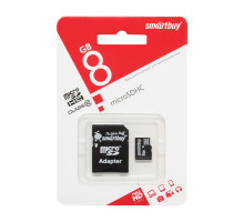 8GB microSDHC Class10 (SB8GBSDCL10-01) SMARTBUY