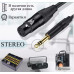 Аудио кабель AU08 микрофонный STEREO XLR F 6.3 (6.5) 3M DREAM STYLE