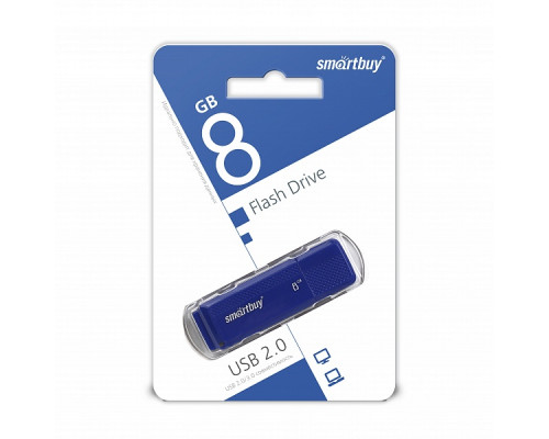 8GB USB DOCK (SB8GBDK-B) синий SMARTBUY