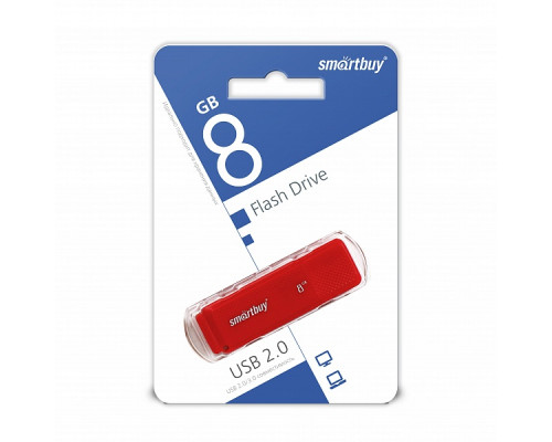 8GB USB DOCK (SB8GBDK-R) красный SMARTBUY