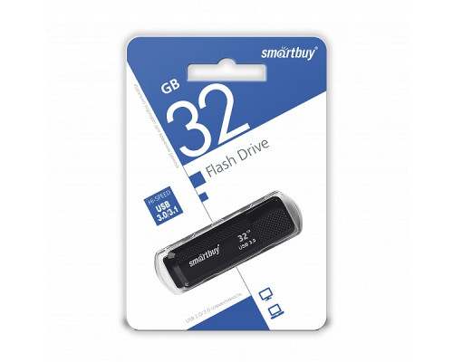 32GB USB 3.0 DOCK (SB32GBDK-K3) черный SMARTBUY