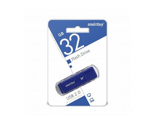 32GB USB DOCK (SB32GBDK-B) синий SMARTBUY