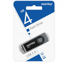 4GB USB Twist Black (SB004GB2TWK) черный SMARTBUY