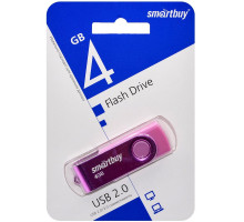 4GB USB Twist Pink (SB004GB2TWP) розовый SMARTBUY