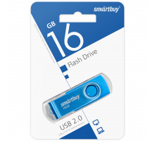 16GB USB 2.0 Twist Blue (SB016GB2TWB) синий SMARTBUY
