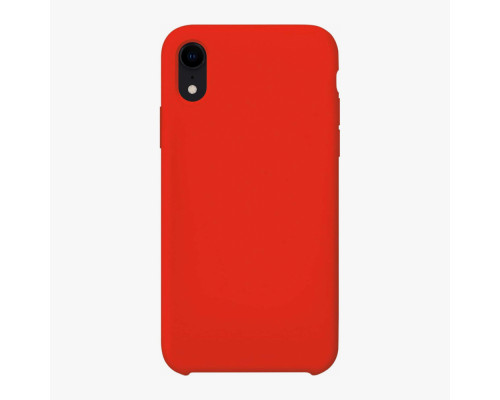 Силиконовый чехол на IPhone XR красный (скидка 30 процентов)