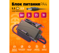 Блок PA4 12V-3A 36W 1M (5.5x2.5mm)