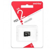 2GB microSD (SB2GBSD-00) без адаптера SMARTBUY