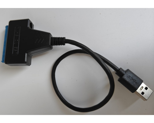 Переходник USB 3.0 SATA III 2.5/3.5"/ SSD адаптер c питанием S10