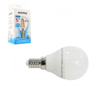 Светодиодная лампа P45-5W/4000/E14 холодный свет SMARTBUY