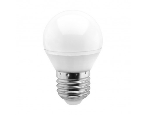 Светодиодная лампа G45-05W 4000 E27 холодный свет SMARTBUY