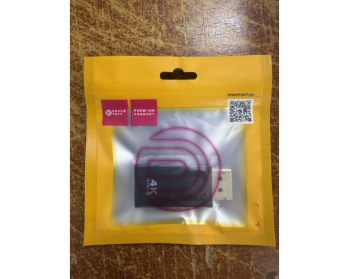 Адаптер DisplayPort вилка HDMI розетка 4K 30HZ HD80 1PC/POLYBAG (скидка 50 процентов)