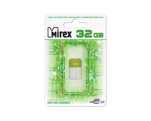32GB USB2.0 ARTON (13600-FMUAGR32) зелёный MIREX