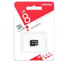 8GB microSDHC Class10 без адаптера (SB8GBSDCL10-00) SMARTBUY