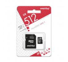 512GB microSDXC Class10 UHS с адаптером (SB512GBSDCL10-01) SMARTBUY