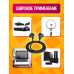 Сетевой кабель питания C13 CORNER (3*1,5) 16A 3520W 1.0 M PC03 1PC/POLYBAG