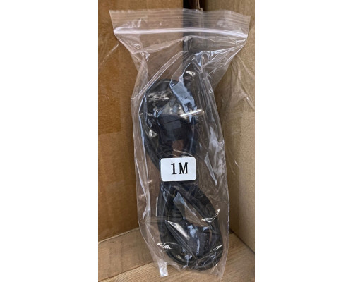 Сетевой кабель питания C13 CORNER (3*1,5) 16A 3520W 1.0 M PC03 1PC/POLYBAG
