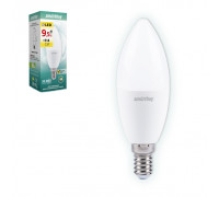 Светодиодная лампа C37-9,5W/4000/E14 дневной свет SMARTBUY