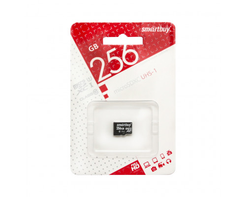 256GB microSDXC UHS-I Class10 без адаптера SMARTBUY