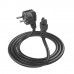 Сетевой кабель питания C5 (3*0,5) 6A 1320W 1.5M PC03 1PC/POLYBAG (скидка 50 процентов)
