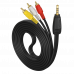 Кабель AUX — 3xRCA VA02 1.5M STYLE