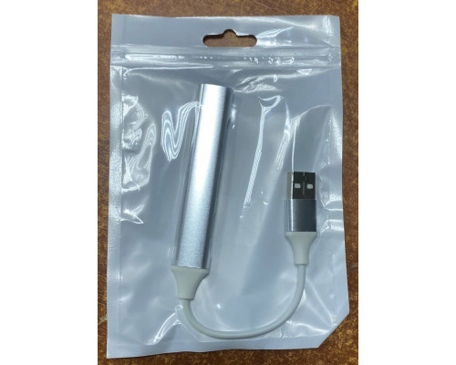 Юсб хаб 2.0 разветвитель USB 2.0 QC072 SILVER 1PC/POLYBAG