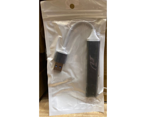 Юсб хаб 3.0 разветвитель USB 2.0 QC07 GREY 1PC/POLYBAG